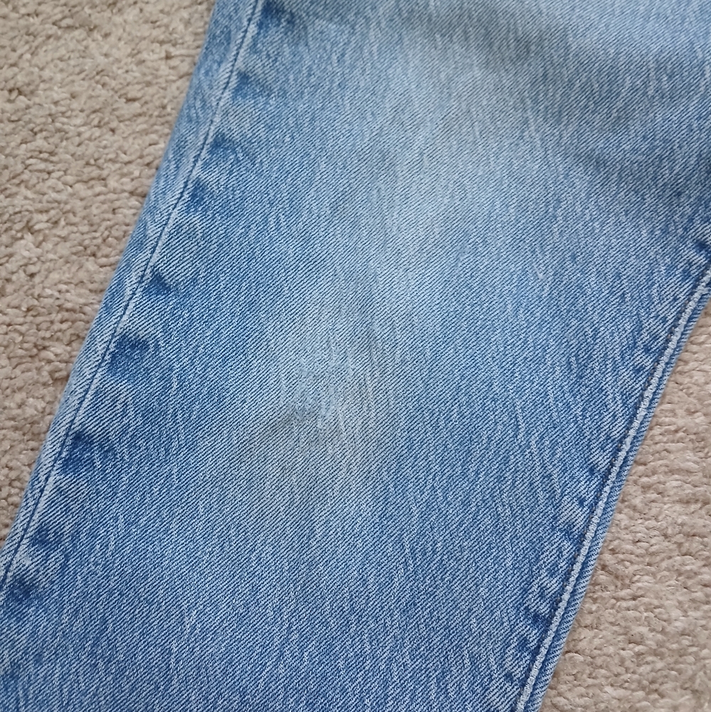 Levi 501 Skinny Jeans Size 28x28 Medium Wash - Picture 7 of 12
